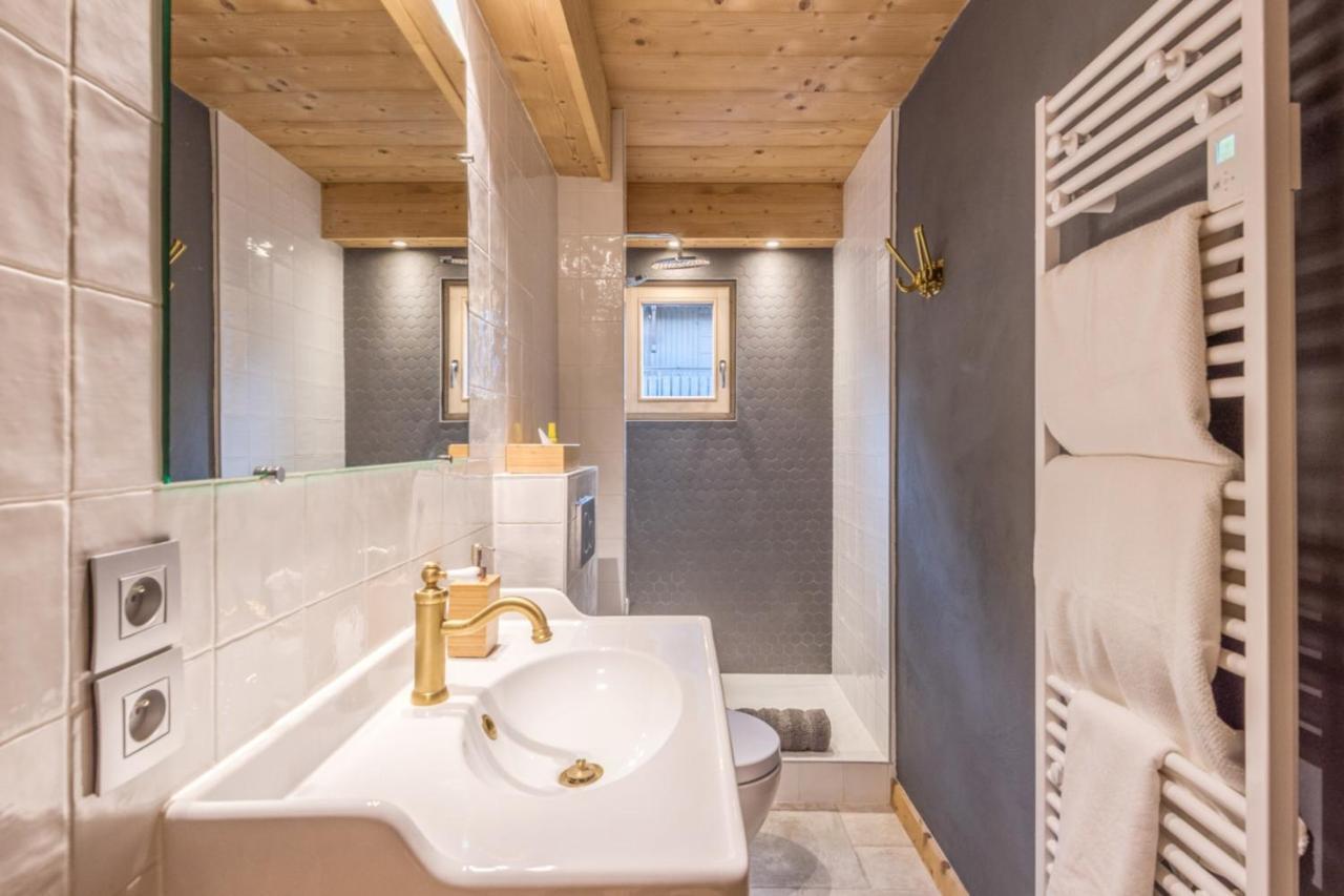 Appartamento Architect flat with balcony&parking at the heart of Megève - Welkeys Esterno foto