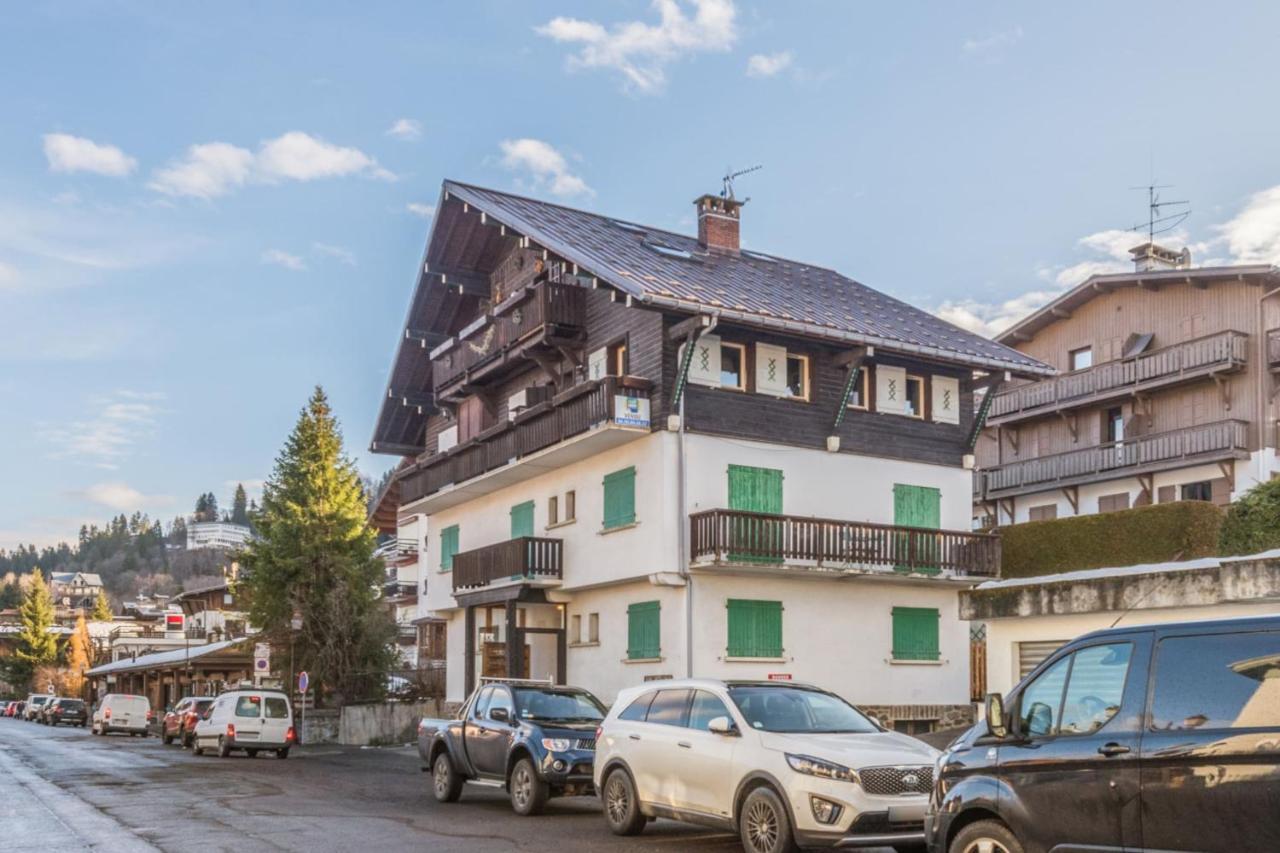 Appartamento Architect flat with balcony&parking at the heart of Megève - Welkeys Esterno foto